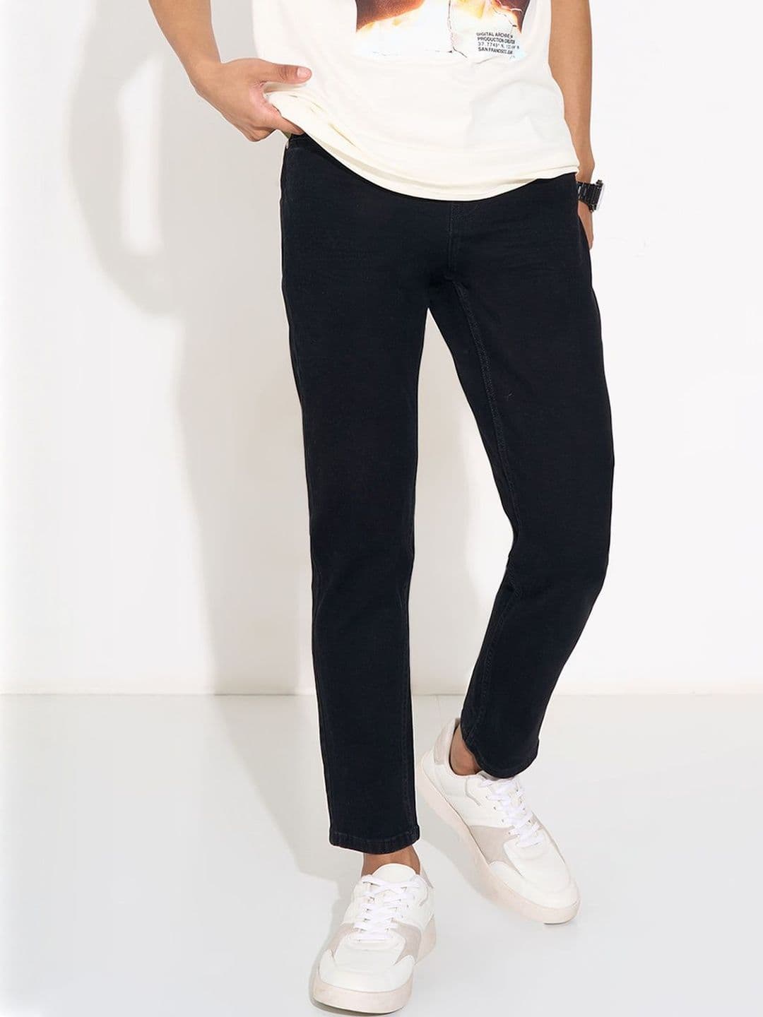 SF JEANS by Pantaloons Men Slim Fit Mid-Rise Jeans - view 1