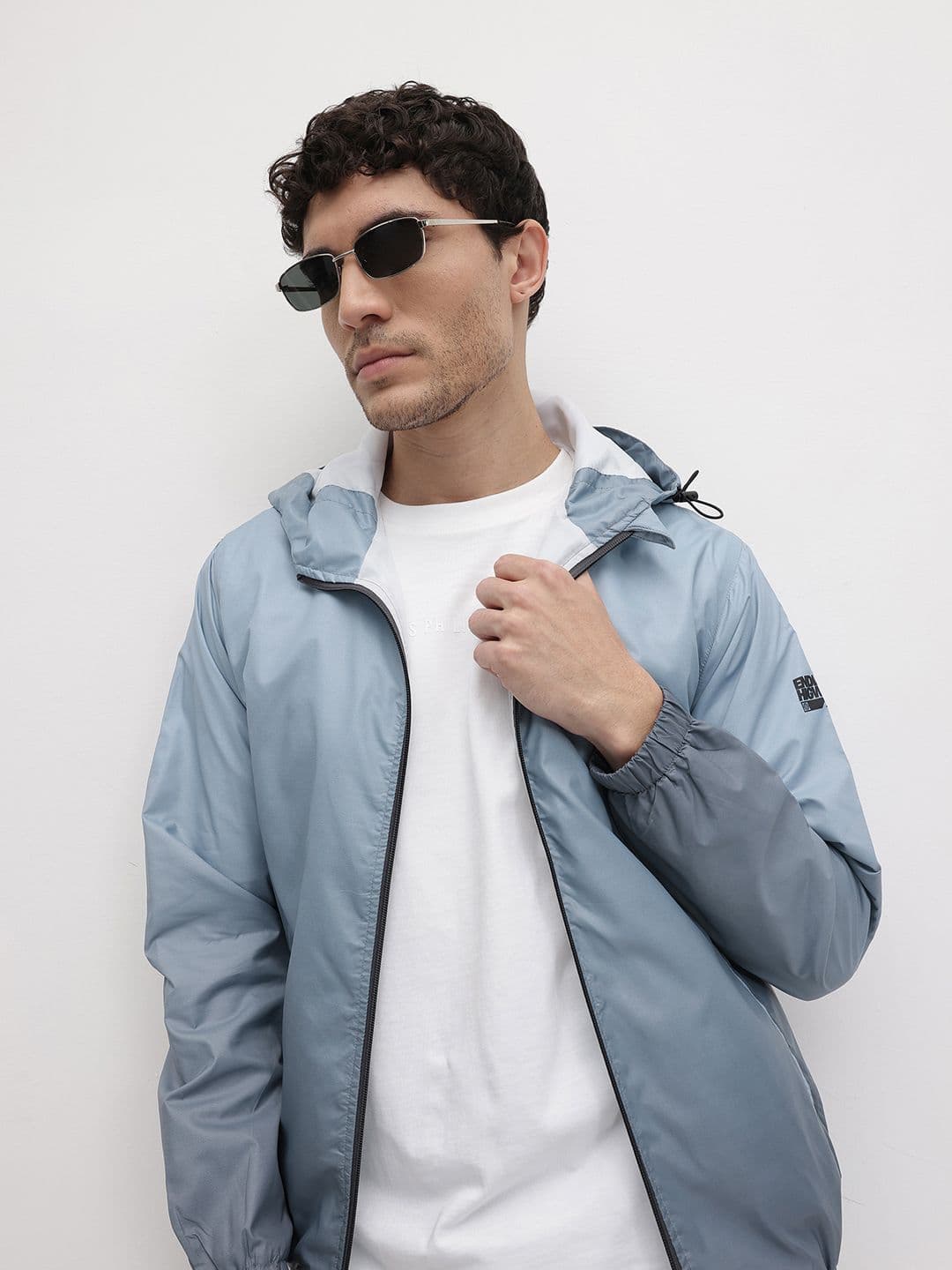 The Roadster Life Co. Ombre Dyed Hooded Tailored Jacket - view 1