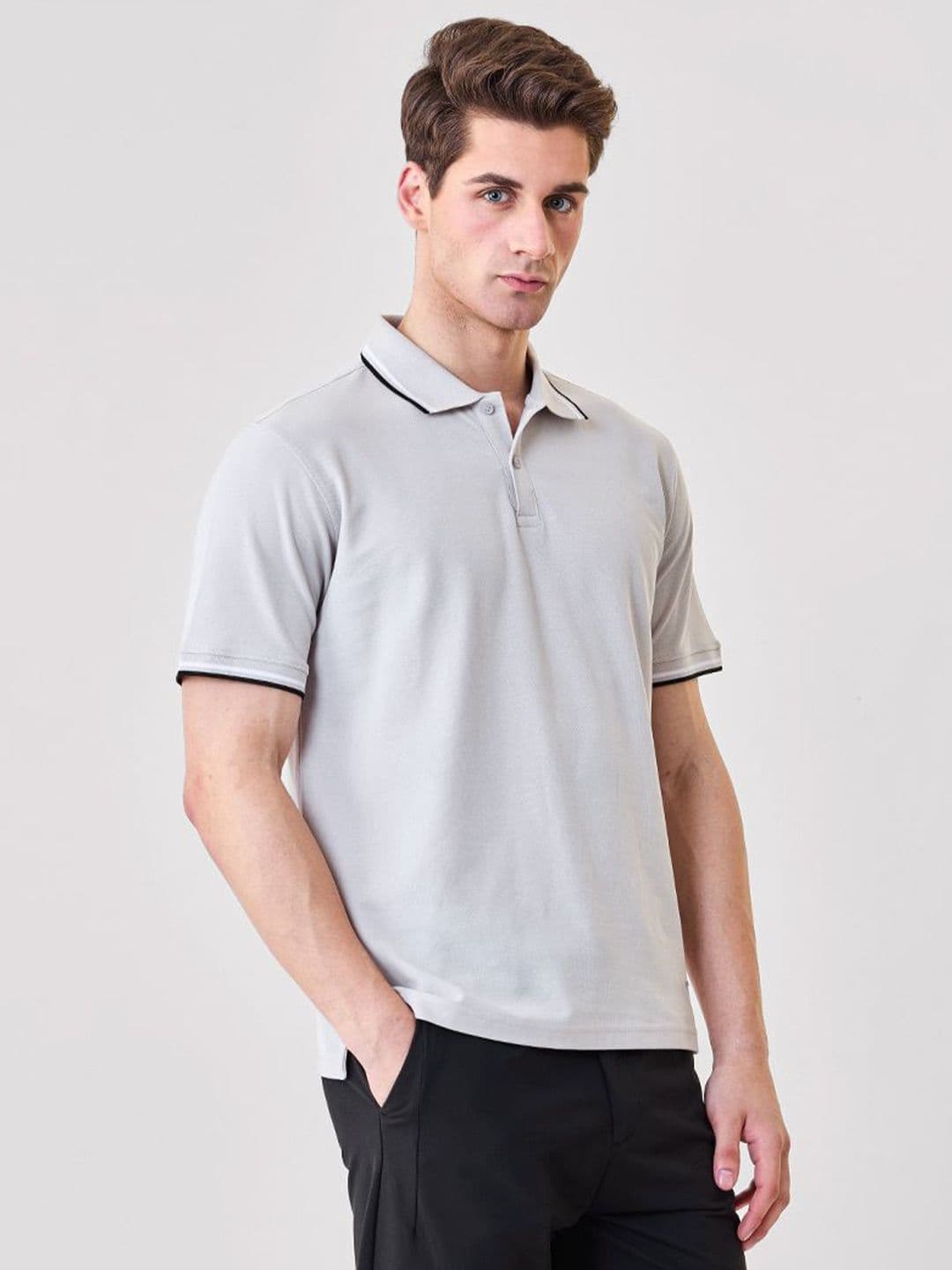 Snitch Polo Collar Short Sleeves Pure Cotton T-Shirt - view 1