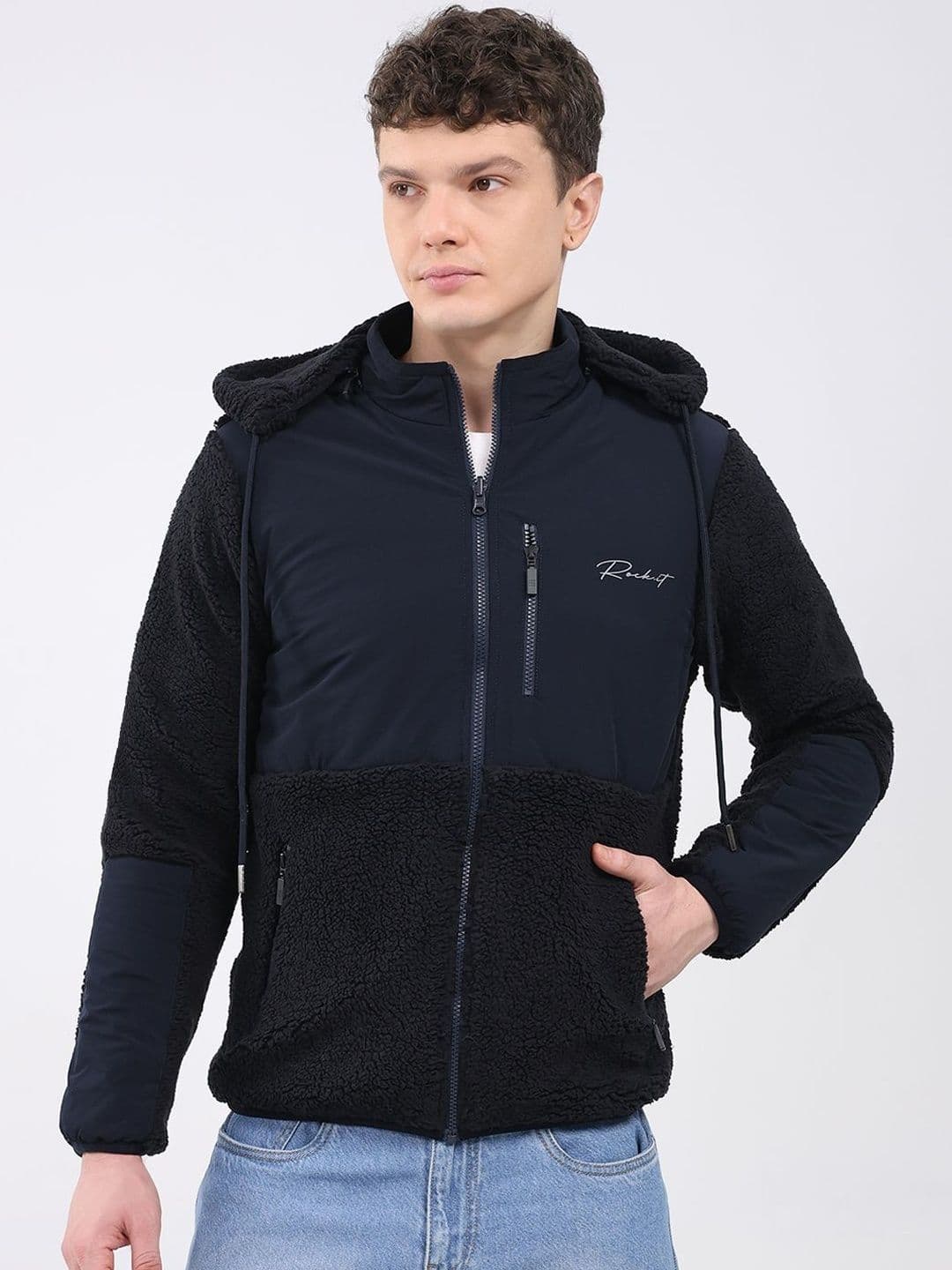 rock.it Men Colourblocked Reversible Puffer Jacket - view 1