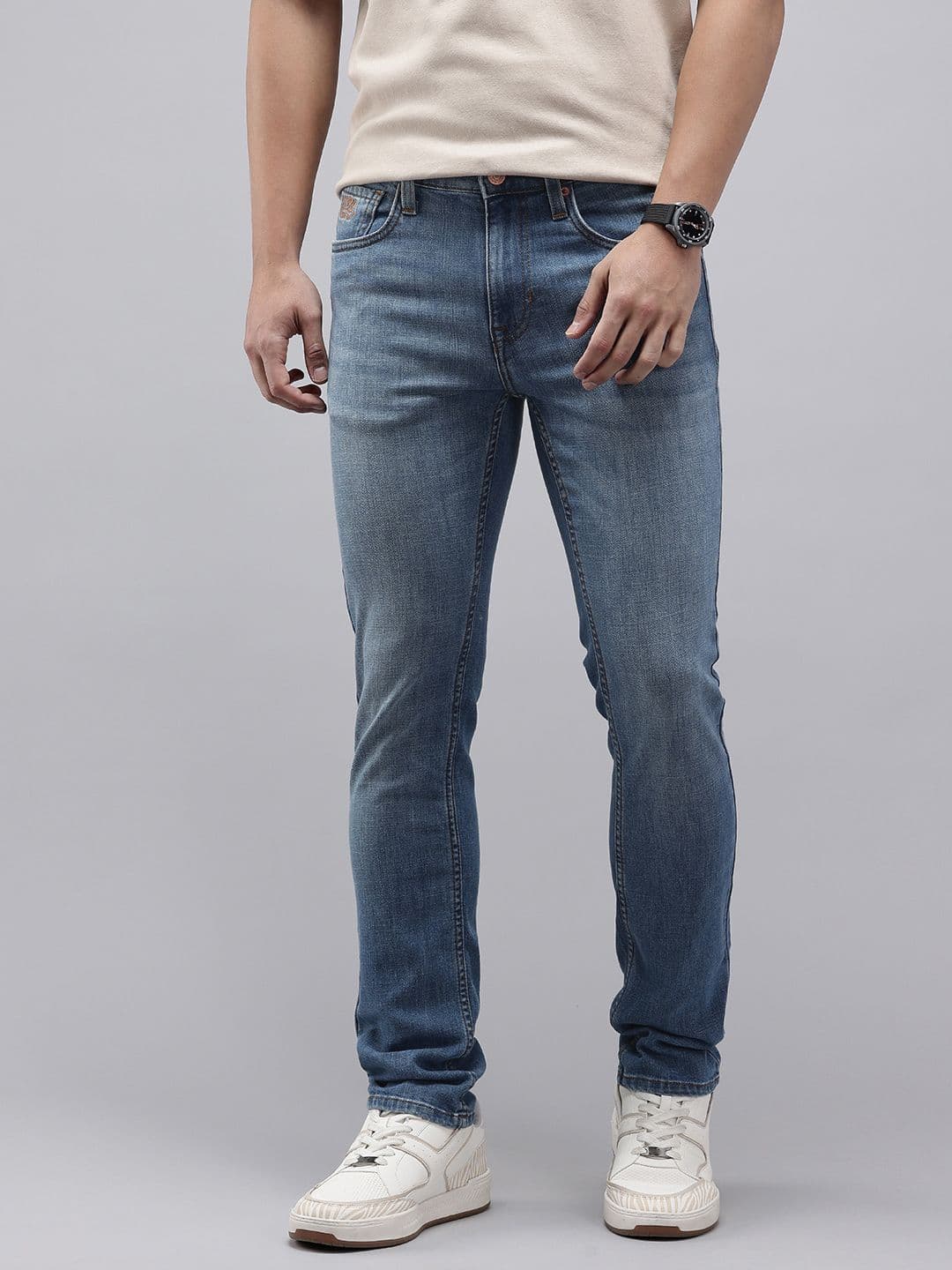 U.S. Polo Assn. Denim Co. Men Regallo Skinny Fit Heavy Fade Stretchable Jeans - view 1