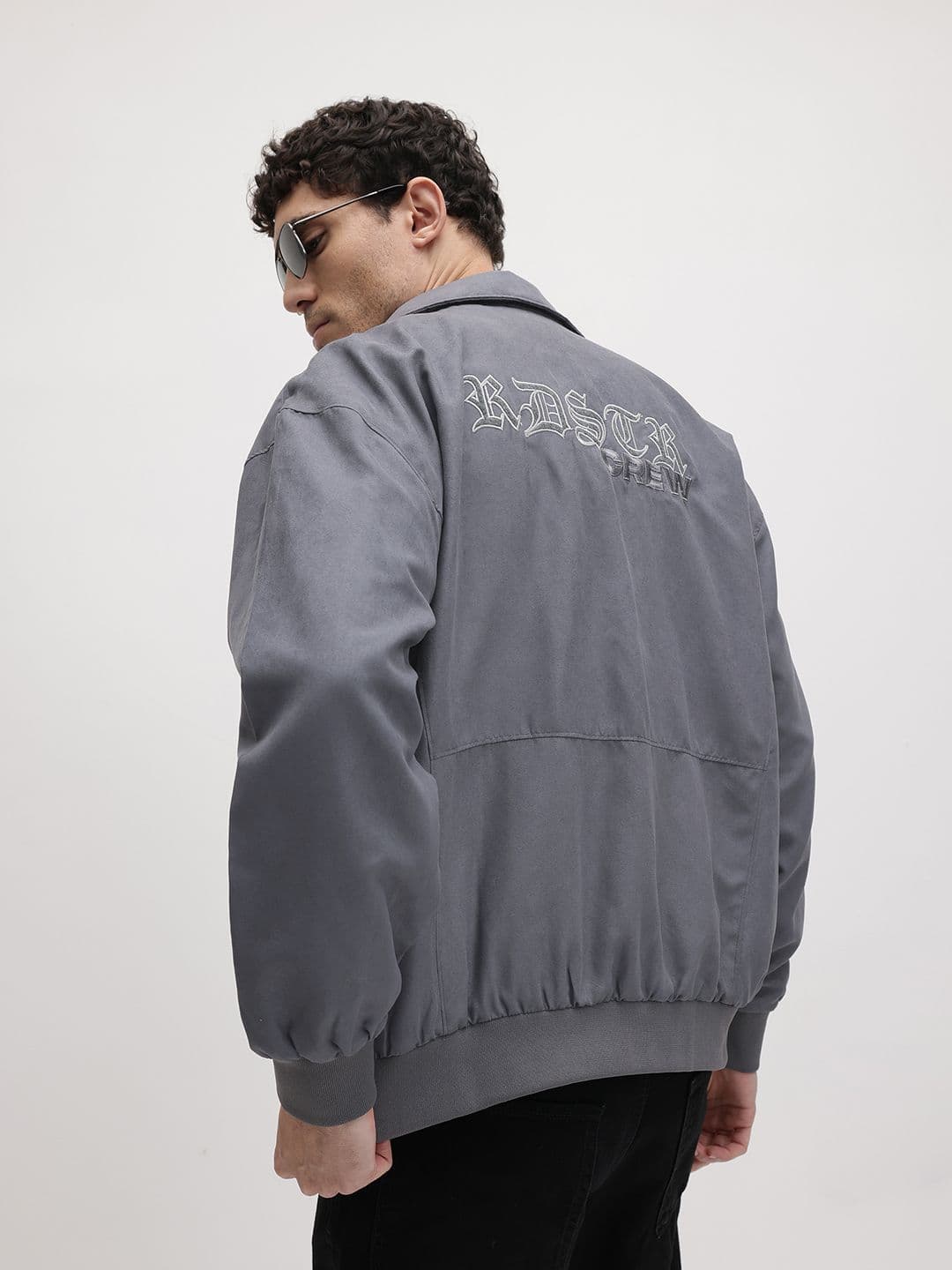 The Roadster Life Co. Typography Applique Detail Spread Collar Tailored Jacket - view 1
