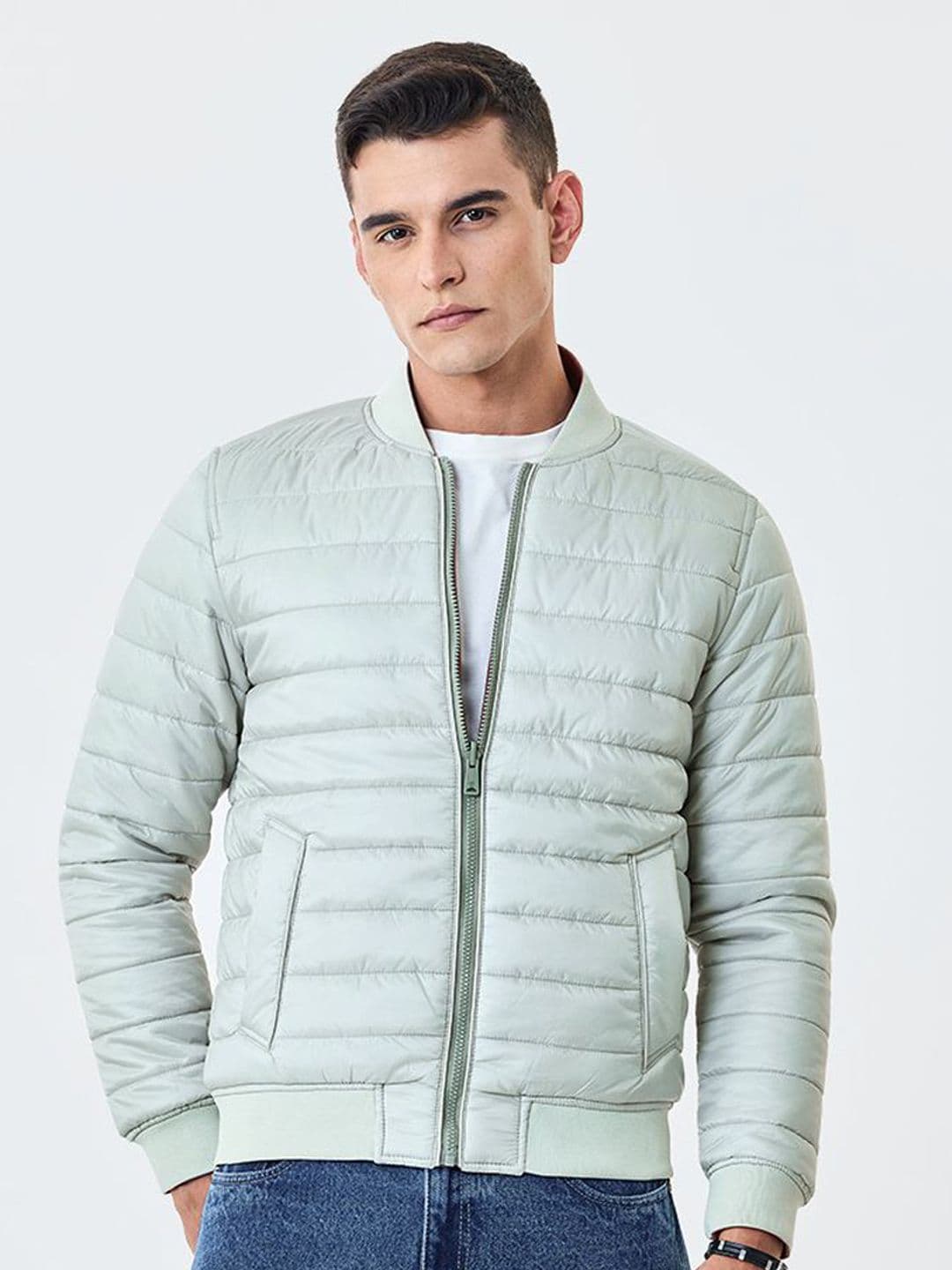 Snitch Light Green Quilted Reversible Jacket - view 1