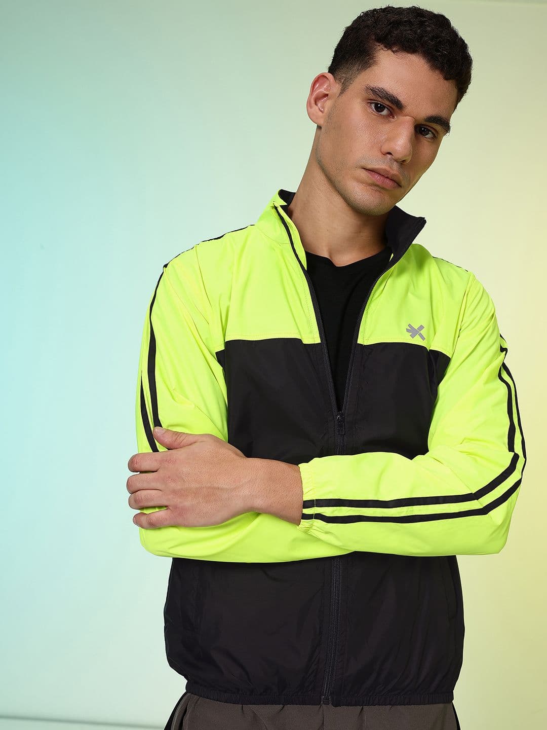 HRX by Hrithik Roshan Colourblocked Running Sporty Jacket - view 1