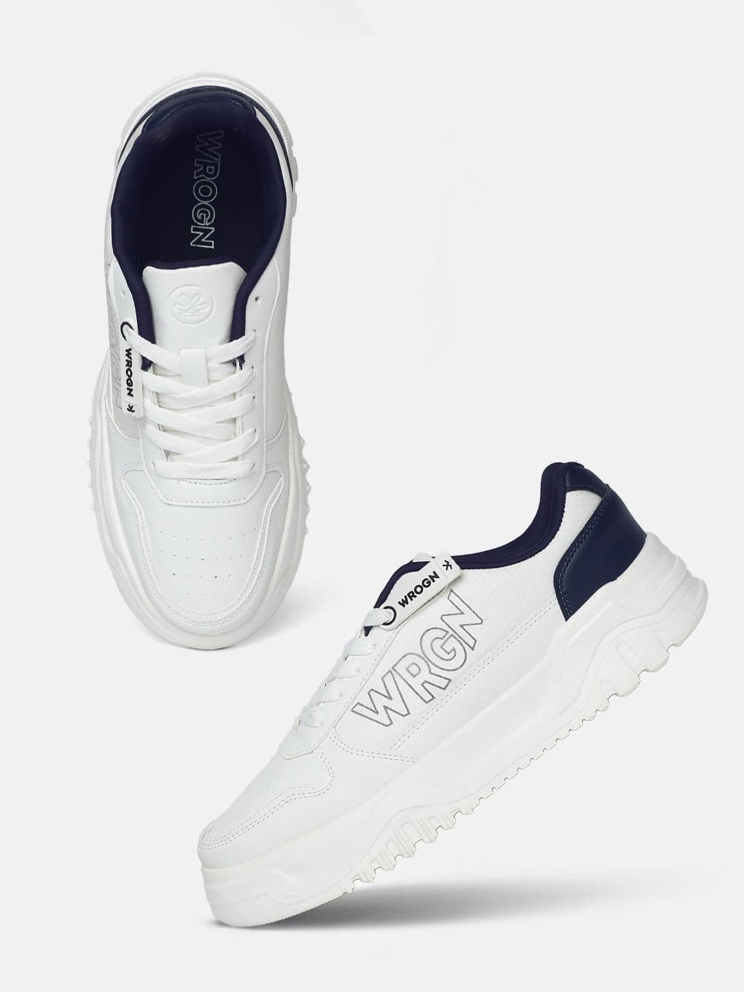 WROGN Men Perforated Detail Sneakers - view 1