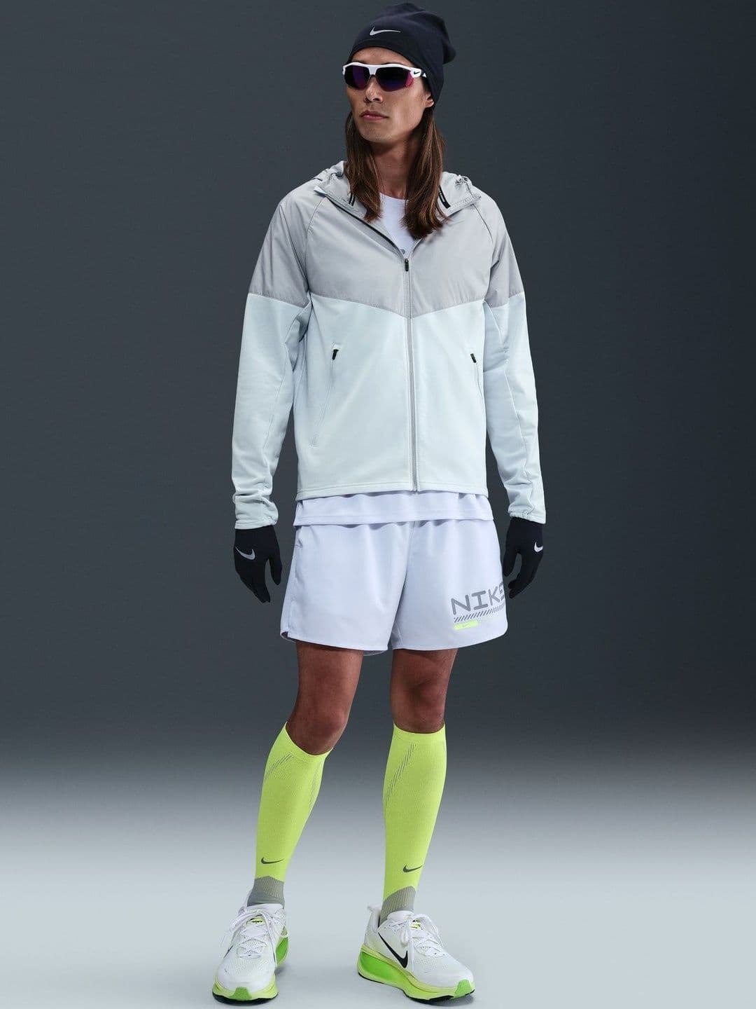 Nike Men Miler Repel Winterized Running Jacket - view 1