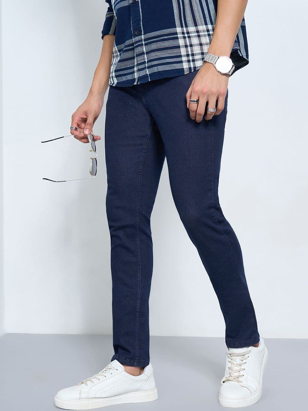 SF JEANS by Pantaloons Men Skinny Fit Mid-Rise Jeans - view 1