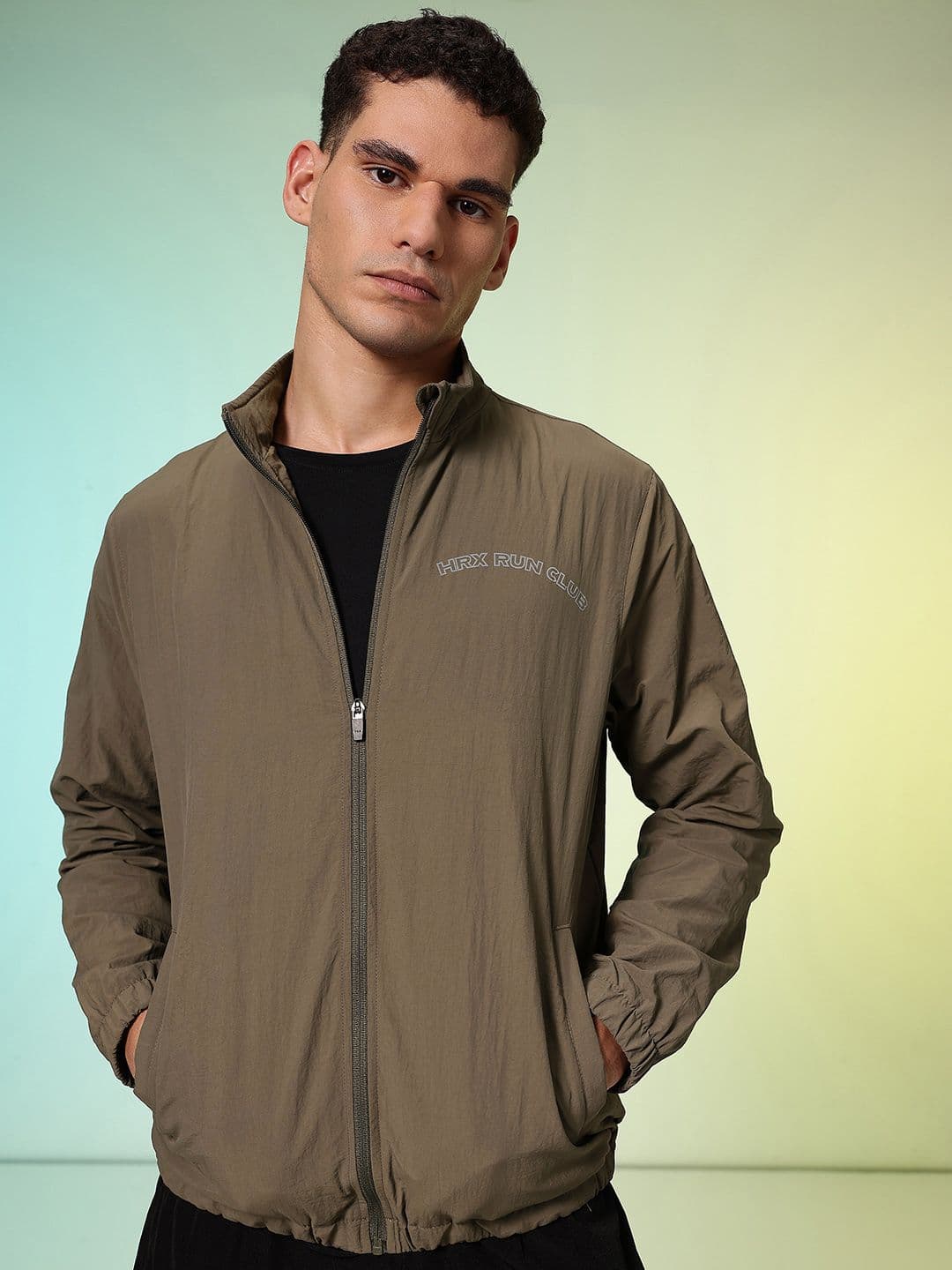 HRX by Hrithik Roshan Mock Collar Running Sporty Jacket - view 1