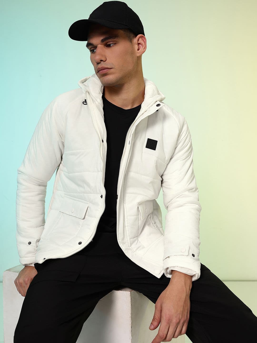 HRX by Hrithik Roshan Hooded Puffer Casual Jacket - view 1