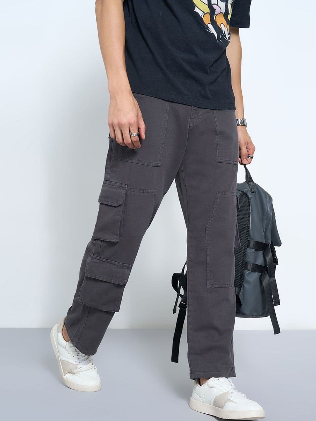 SF JEANS by Pantaloons Men Flared Mid-Rise Jeans - view 1