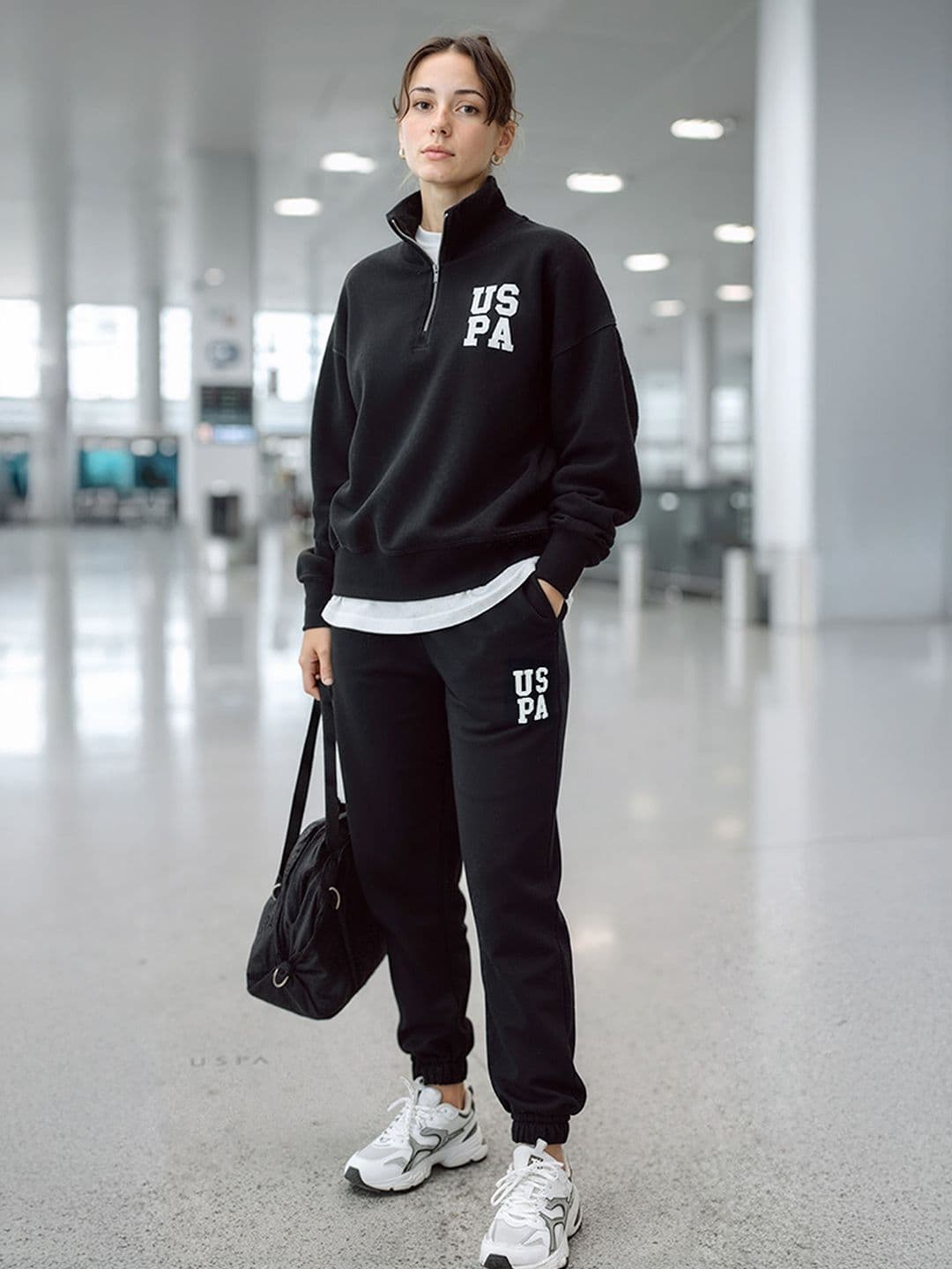 U.S. Polo Assn. Women Printed Joggers Trousers - view 1