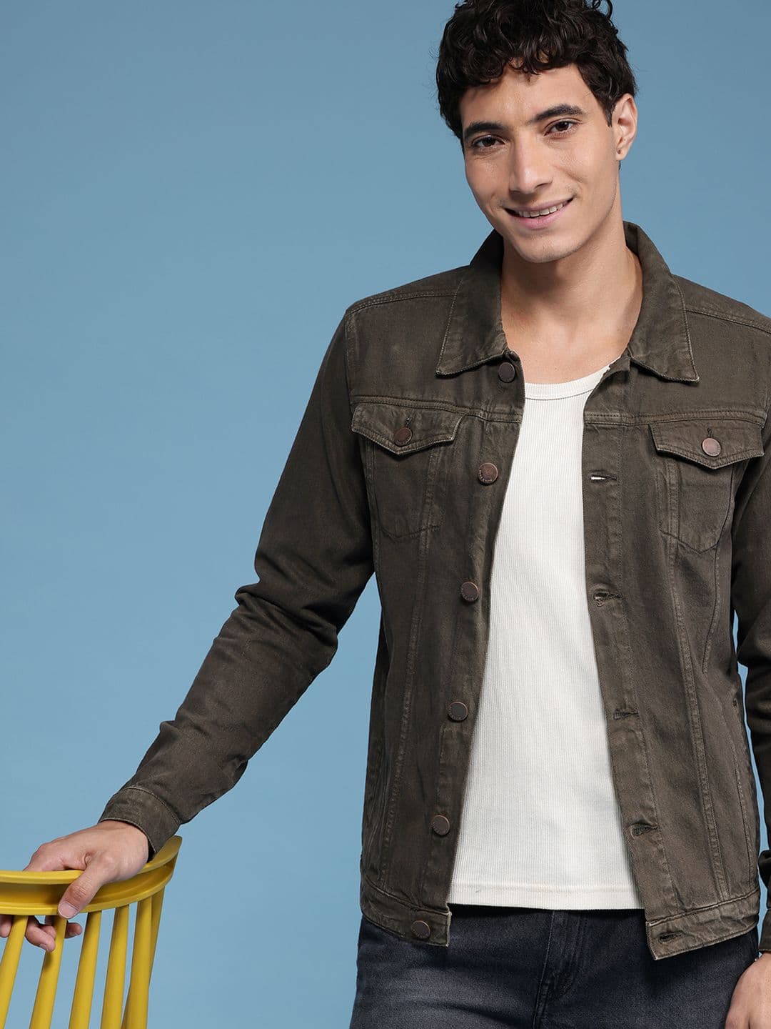 HERE&NOW Pure Cotton Denim Jacket - view 1