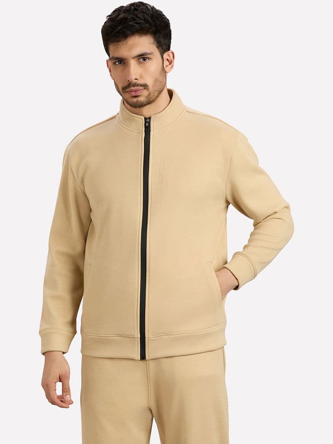 Skechers Men Relaxed-Fit Mock Collar Long Sleeve Airy Traveller Jacket - view 1