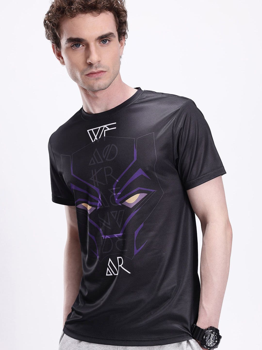 Kook N Keech Black Panther Graphic Printed T-shirt - view 1