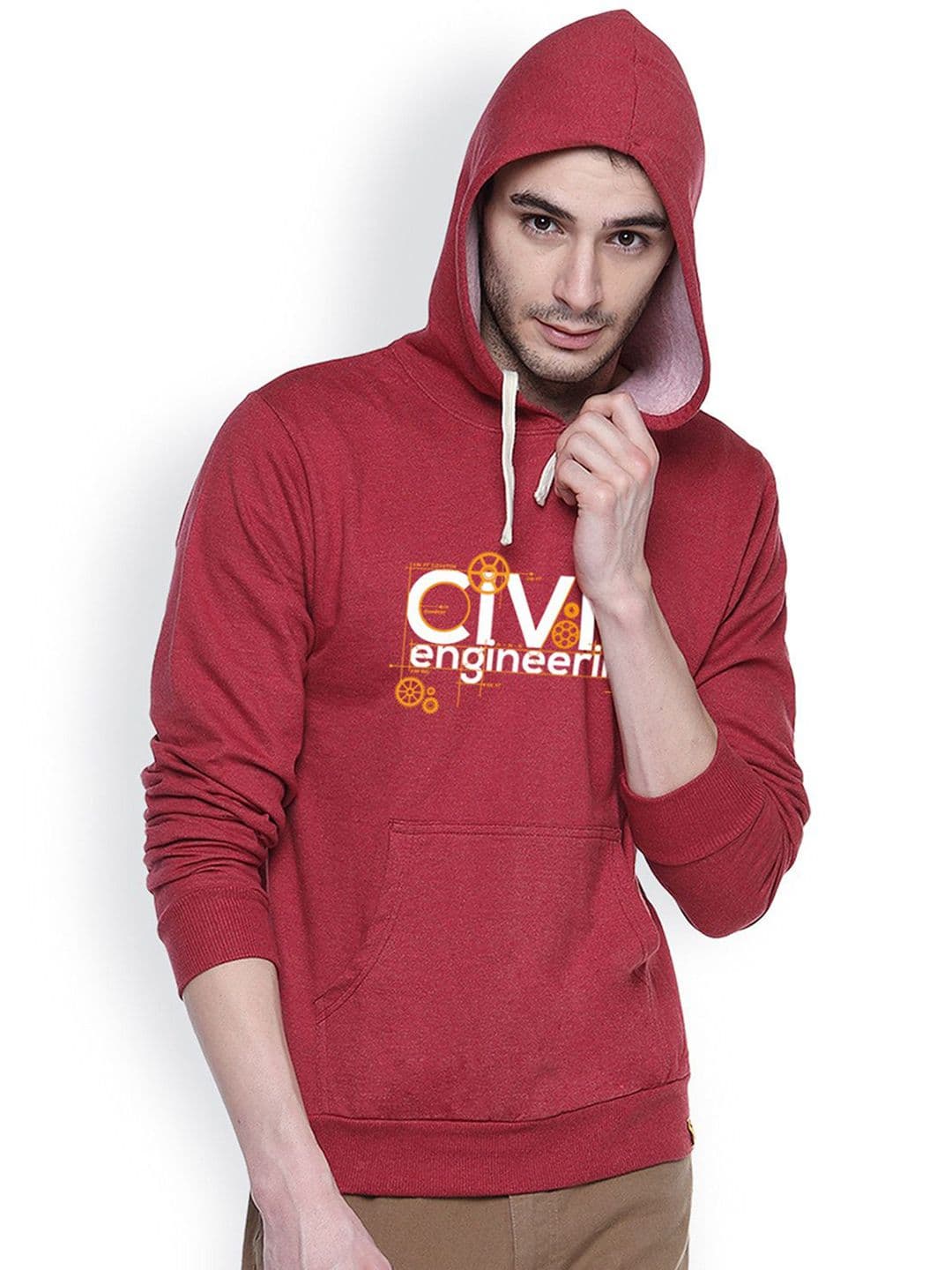 CAHOOT Men Printed Hooded Sweatshirt - view 1