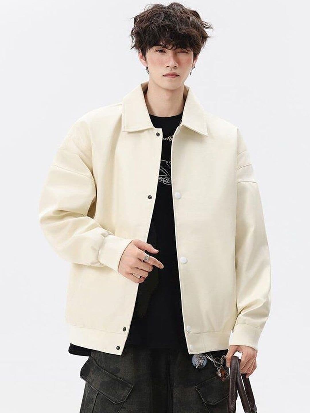 HERE&NOW Men Solid Spread Collar Long Sleeves Tailored Jacket - view 1
