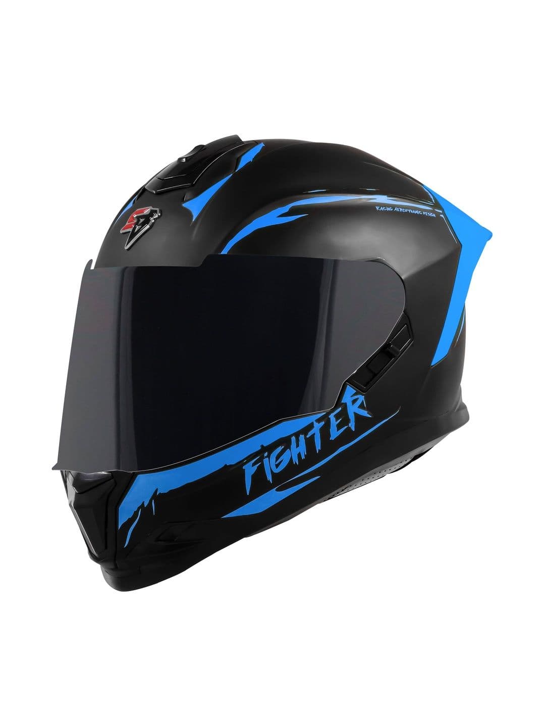 Steelbird Graphic Printed Scratch Resistant Full Face Motorbike Helmet - view 1