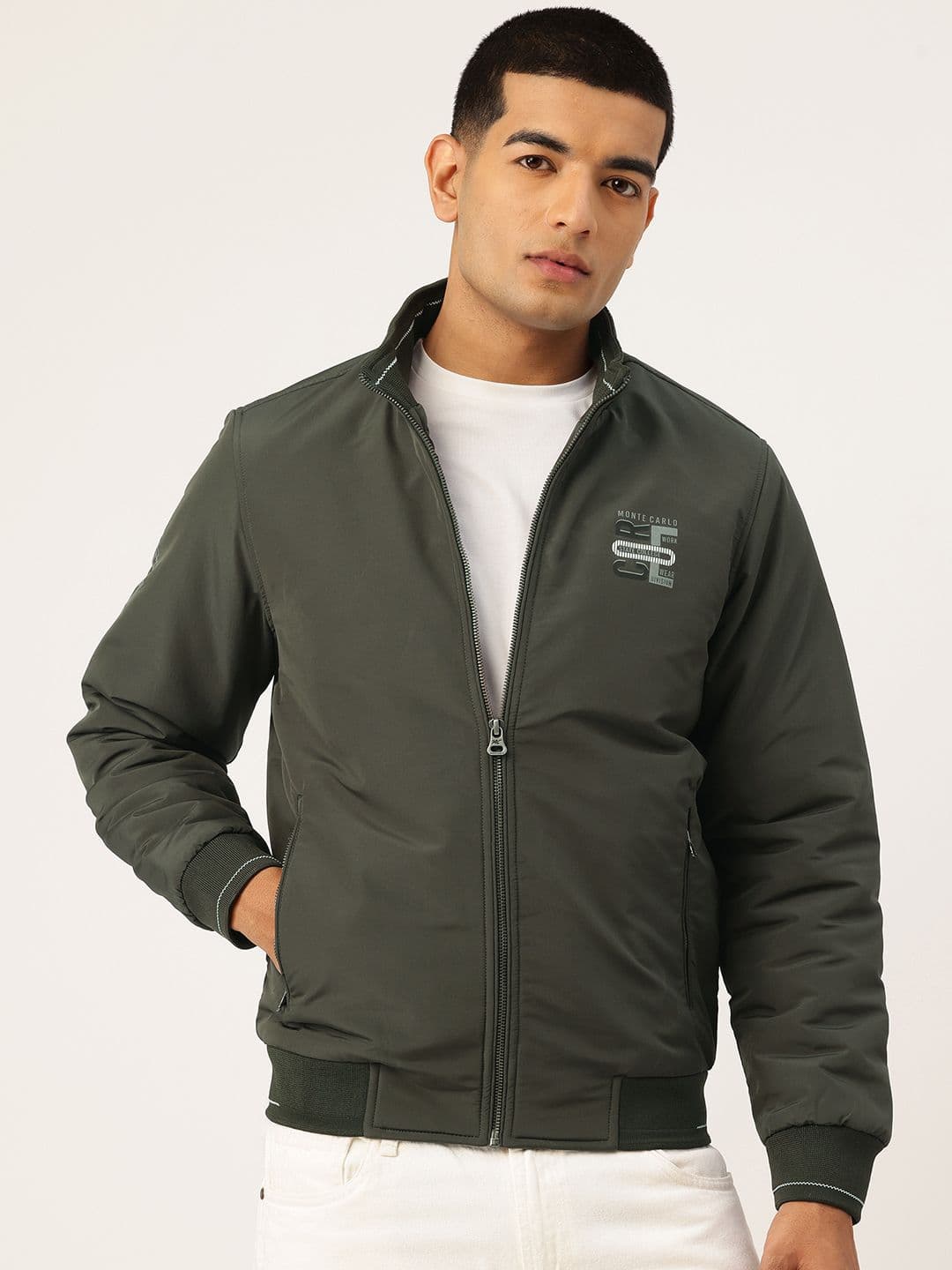 Monte Carlo Mock Collar Bomber Jacket - view 1