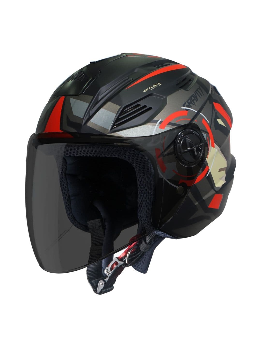 Steelbird Graphic Printed SBA 6 Gravity Open Face Helmet - view 1