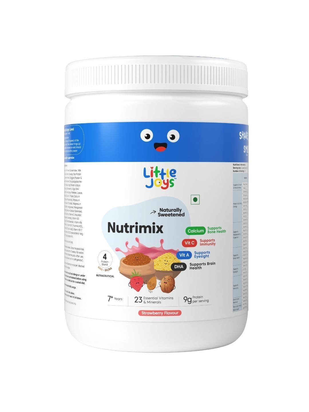 Little Joys Kids Gluten-Free Vegetarian Nutrimix Nutrition Powder 350 g - Strawberry - view 1