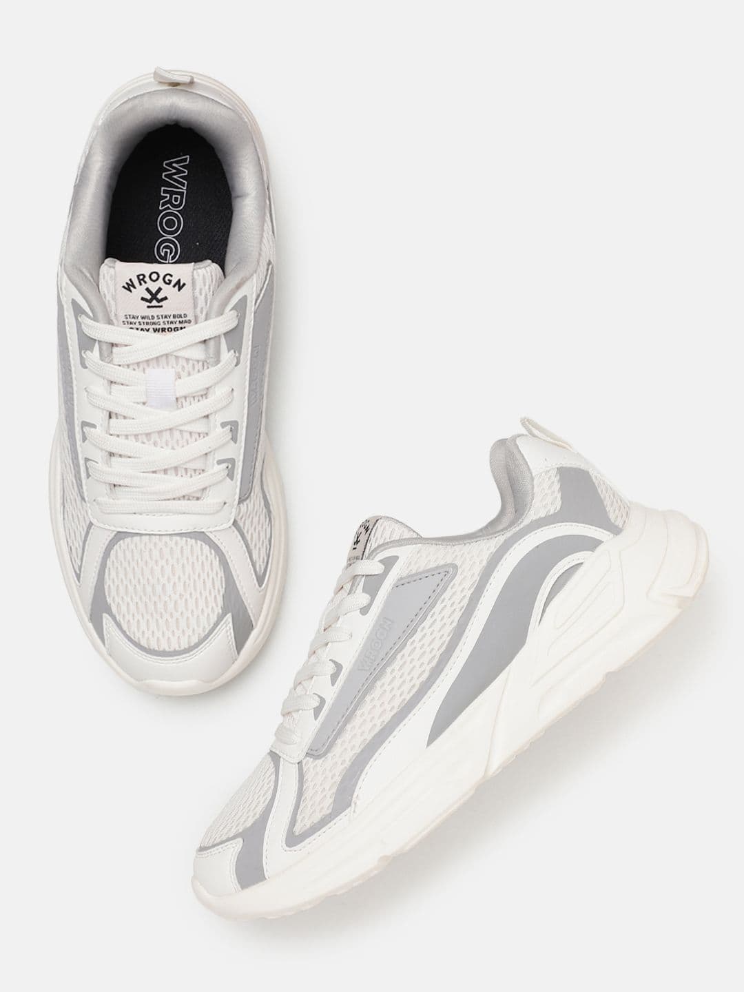 WROGN Men Colourblocked Sneakers - view 1