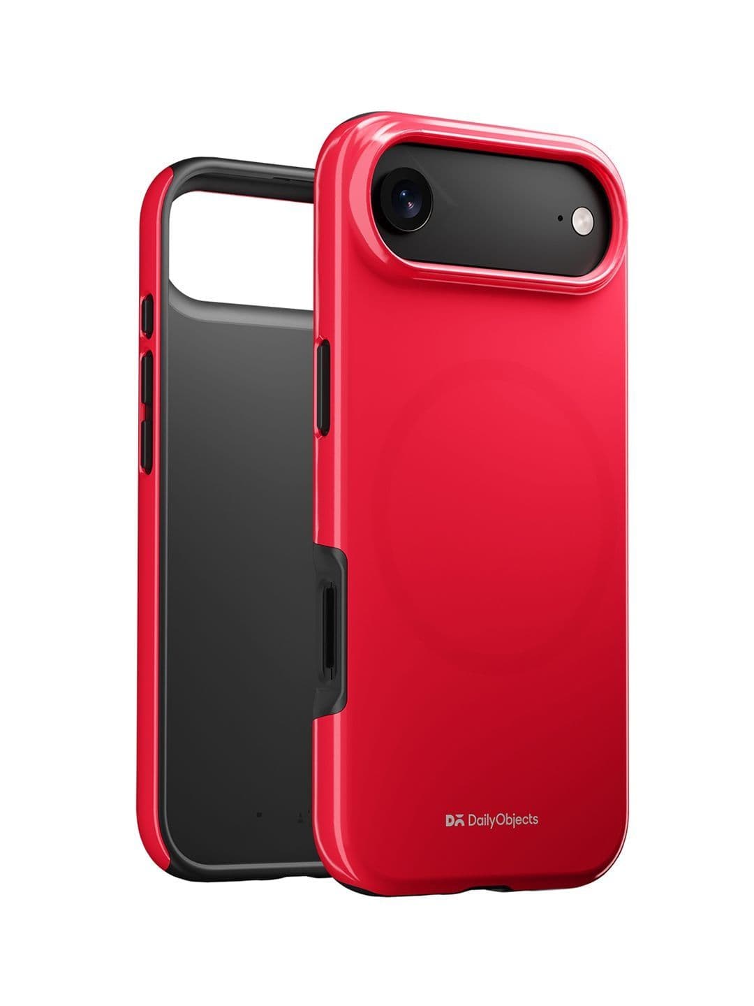 DailyObjects Red Enamel Bumper MagSafe iPhone 17 Air Case - view 1