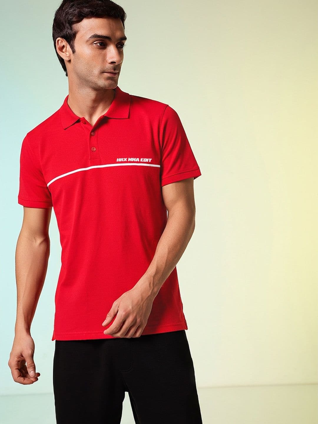 HRX by Hrithik Roshan Polo Collar T-shirt - view 1