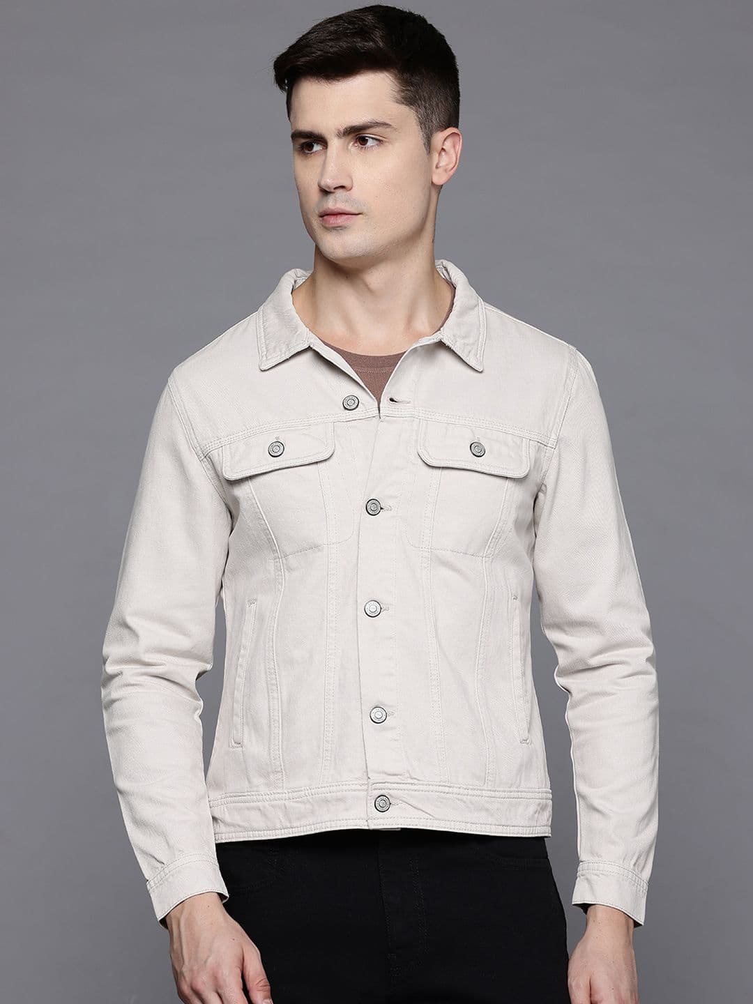 Allen Solly Pure Cotton Denim Jacket - view 1