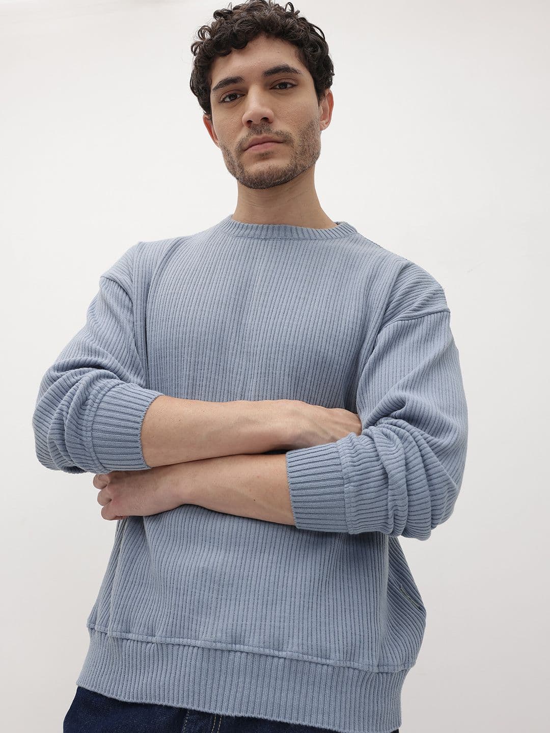 The Roadster Life Co. Self-Striped Pullover - view 1