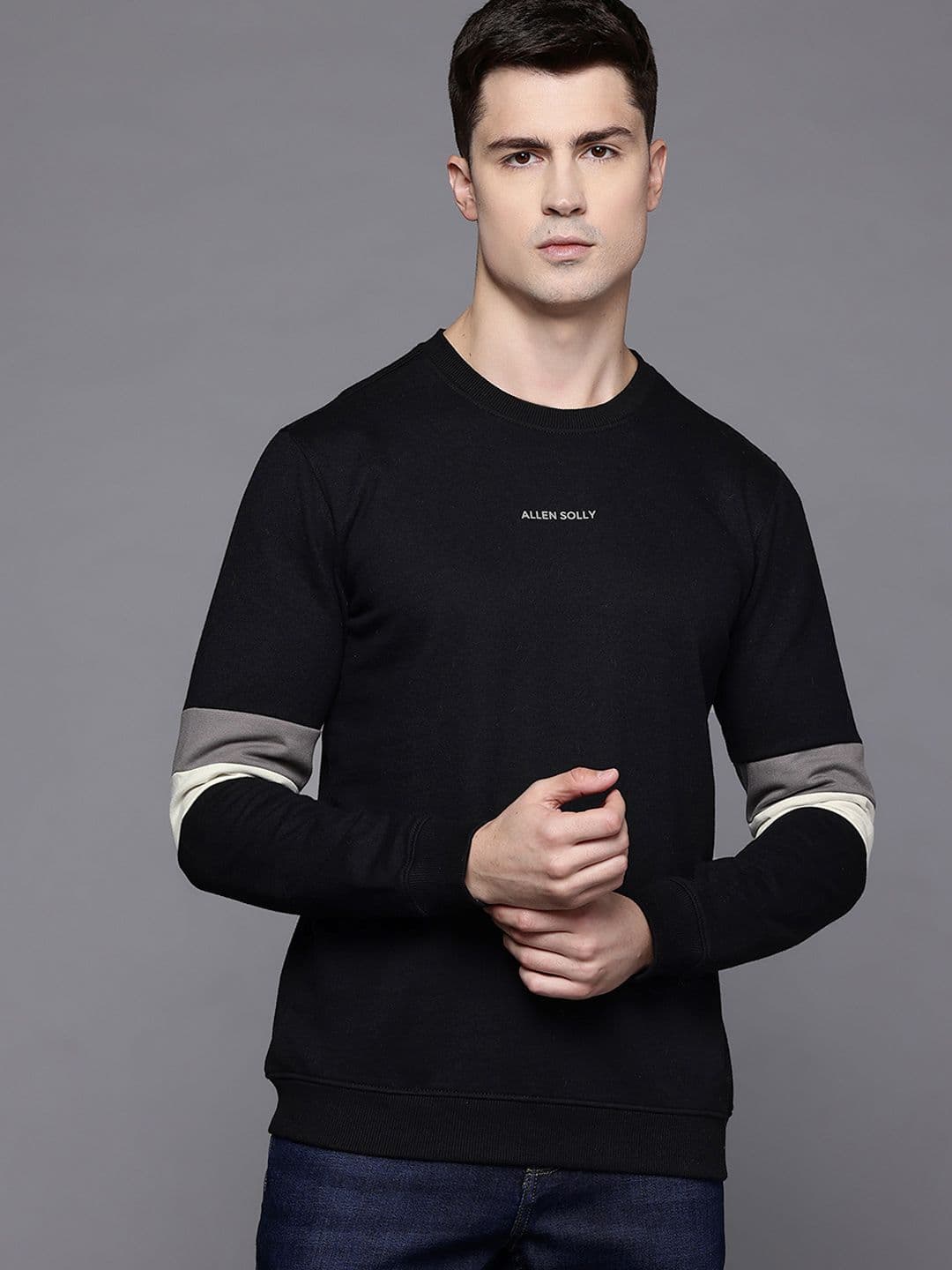 Allen Solly Round Neck Fleece Sweatshirt - view 1