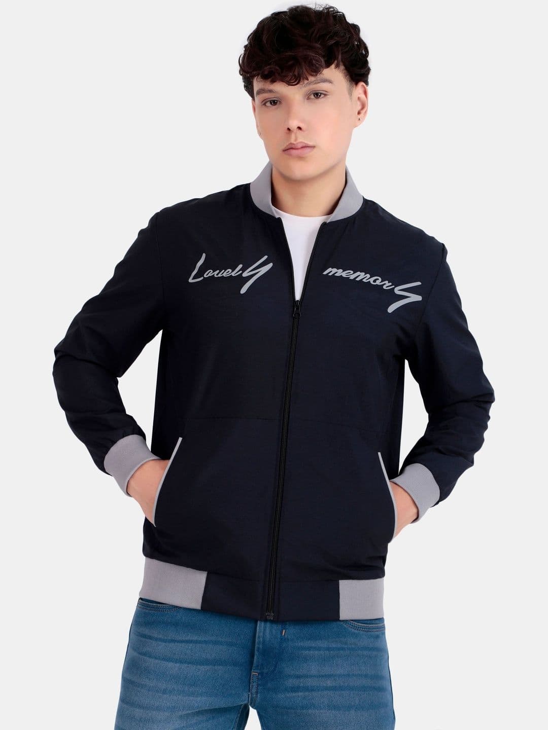 VOOTER Men Bomber with Patchwork Jacket - view 1
