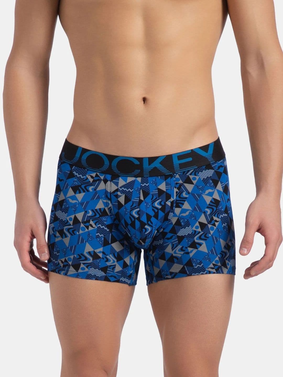 Jockey Printed Super Combed Cotton Elastane Stretch Trunk With Ultrasoft Waistband - FP23 - view 1