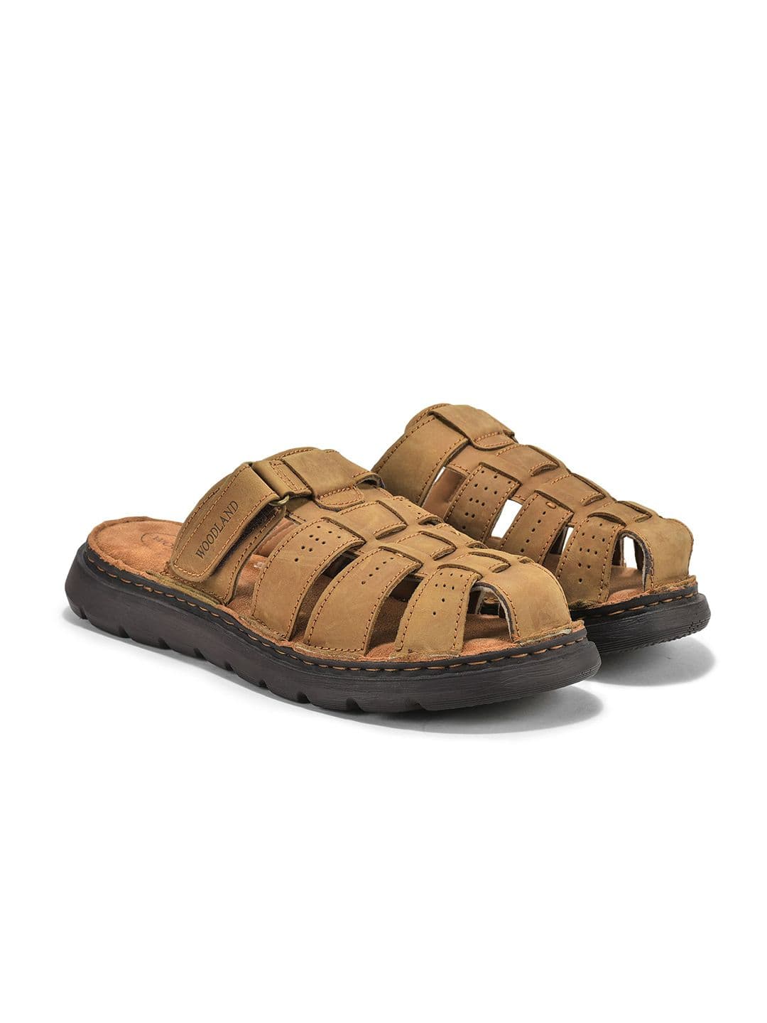 Woodland Men Suede Fisherman Sandals - view 1