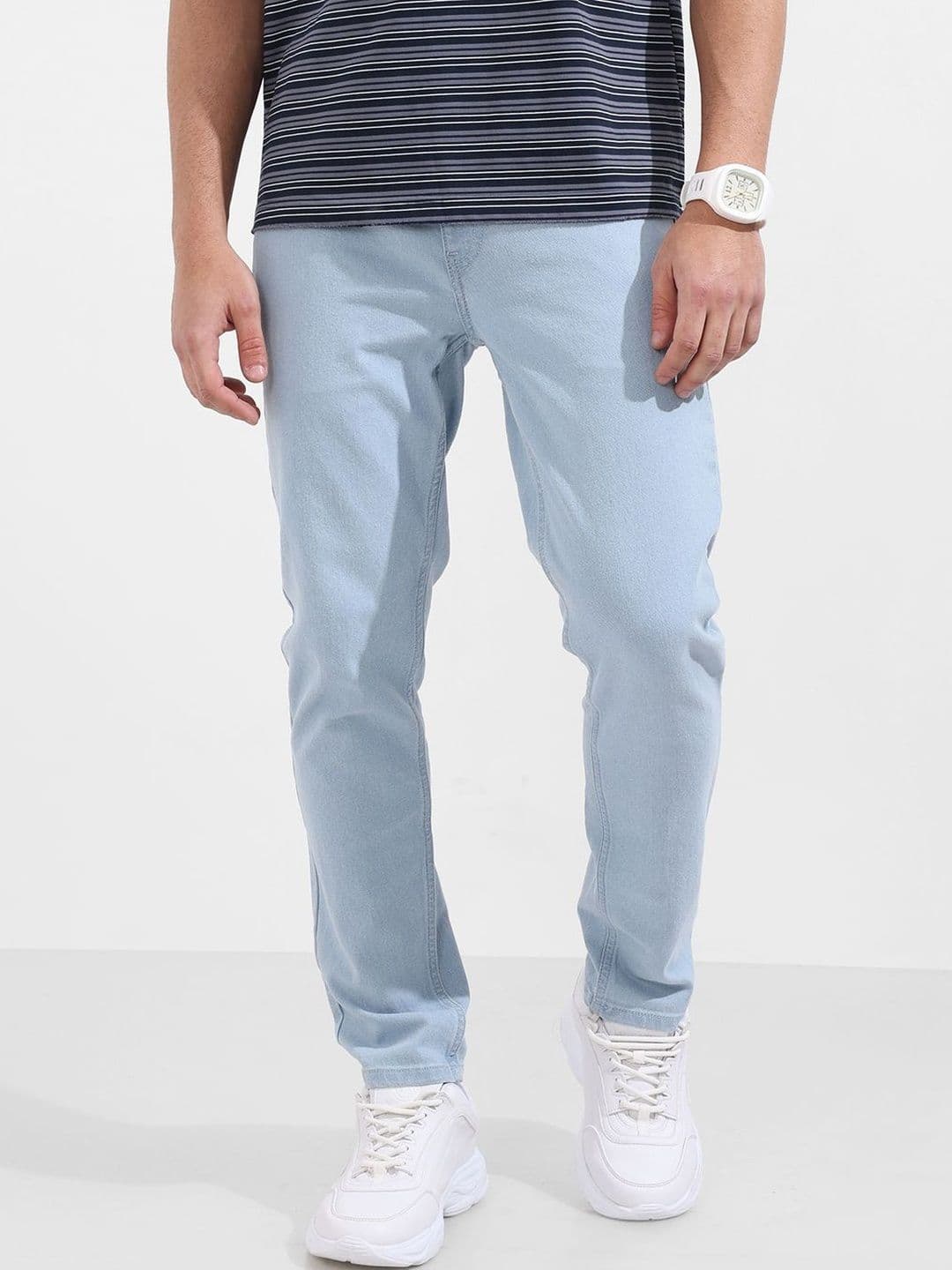The Indian Garage Co Men Slim Fit Mid-Rise Stretchable Jeans - view 1