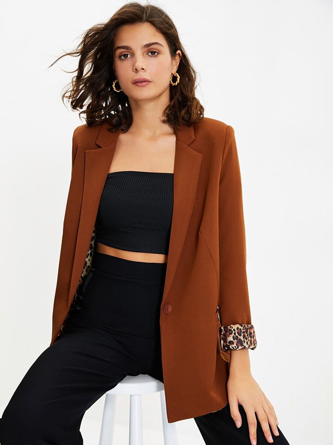 Trendyol Single-Breasted Regular Fit Formal Blazer - view 1