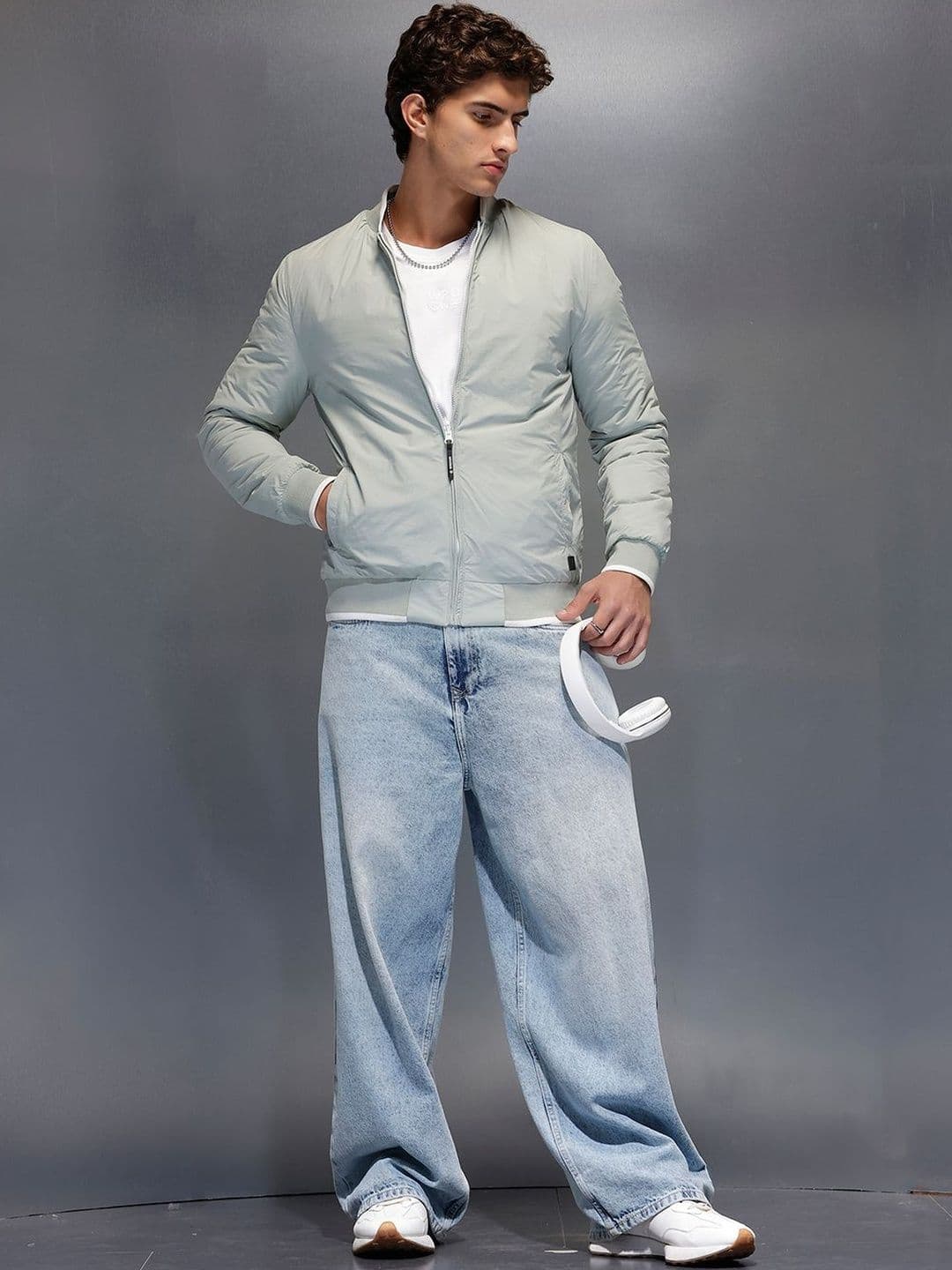 WROGN Mock Collar Puffer Jacket - view 1