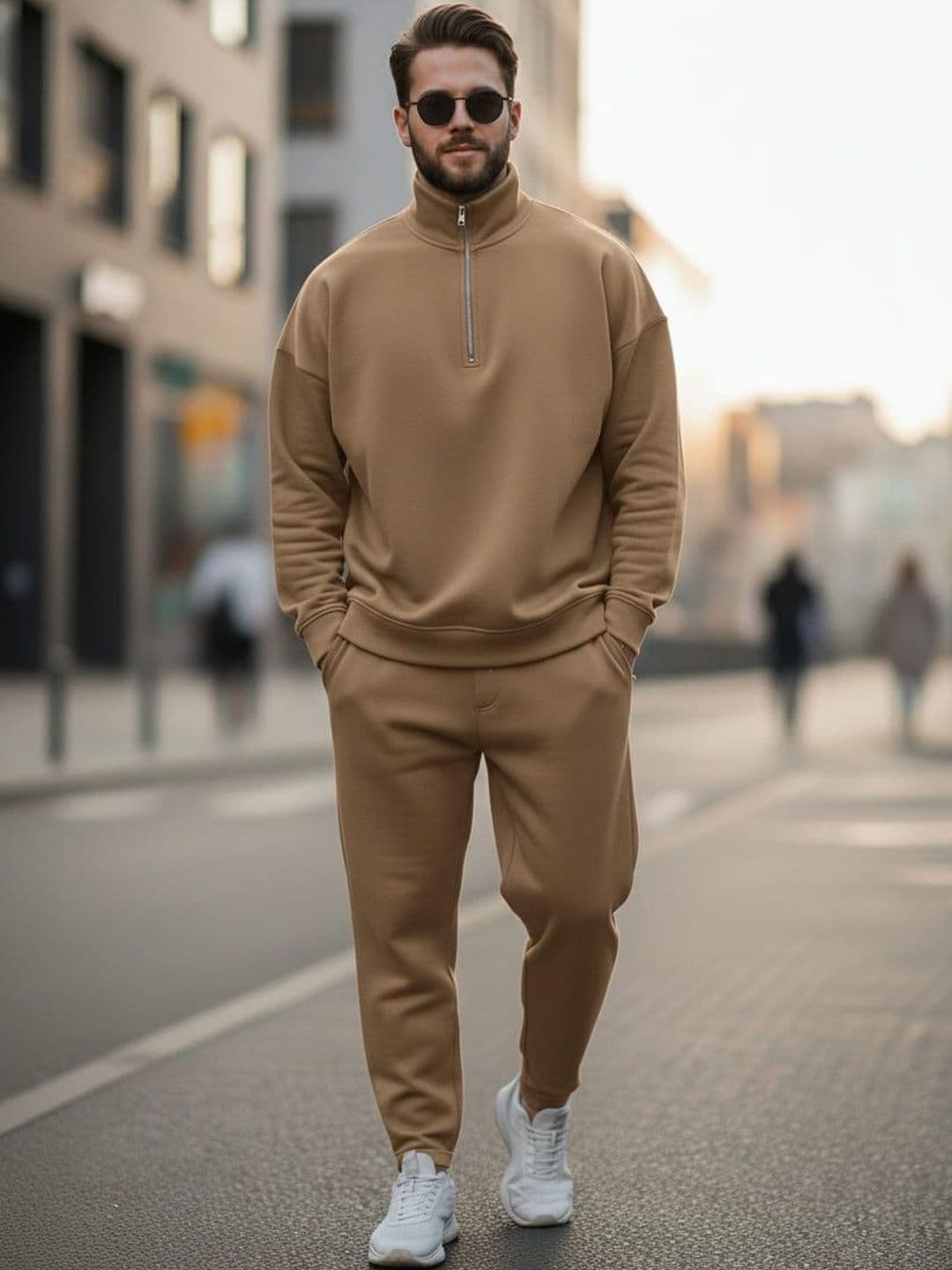 MACK JONNEY Solid Mock Collar Tracksuits - view 1
