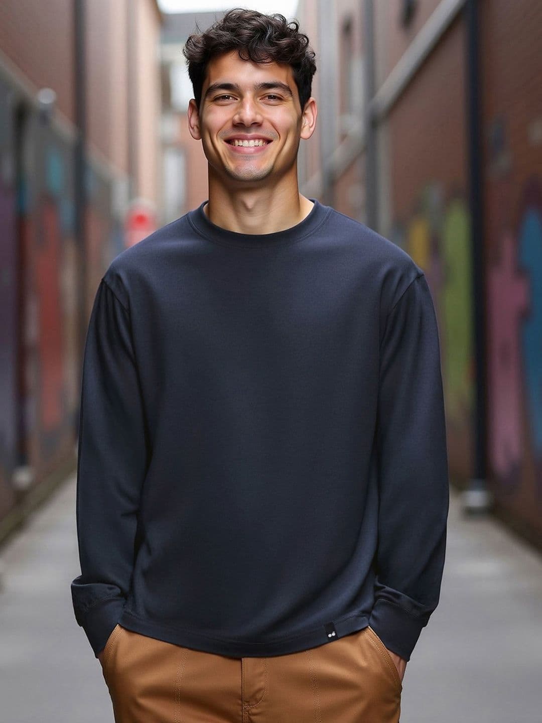 Bewakoof Cotton Drop Shoulder Sleeves Oversized Fit T-shirt - view 1