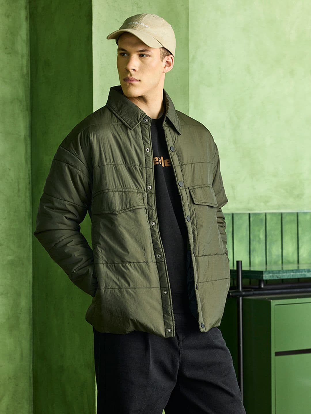 Snitch Navy Plain Jackets - view 1