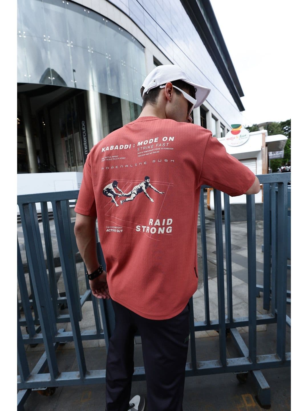 Technosport Men Anti Static Graphic Printed Round Neck T-shirt - view 1