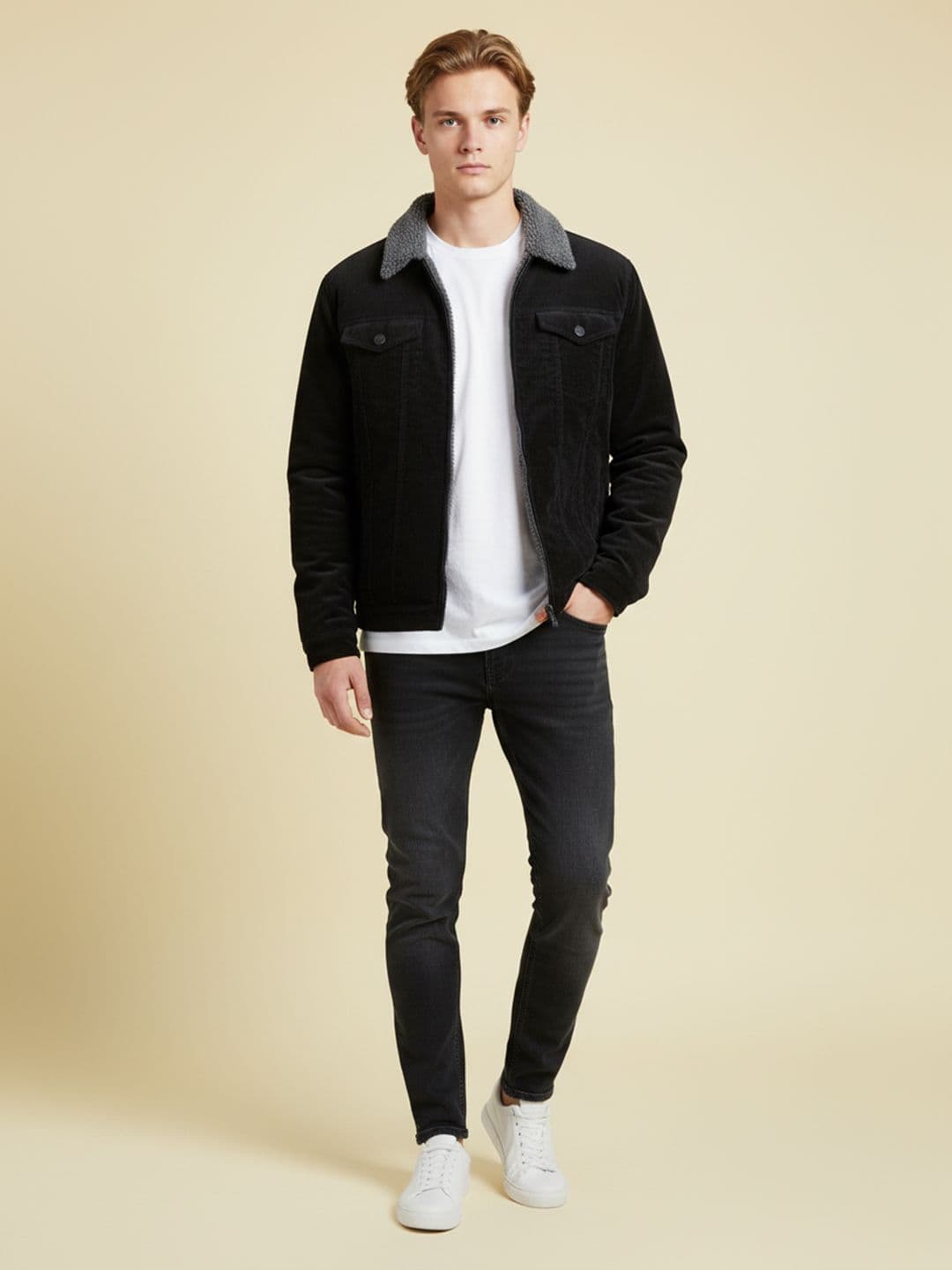 Mast & Harbour Men Spread Collar Long Sleeves Jacket - view 1
