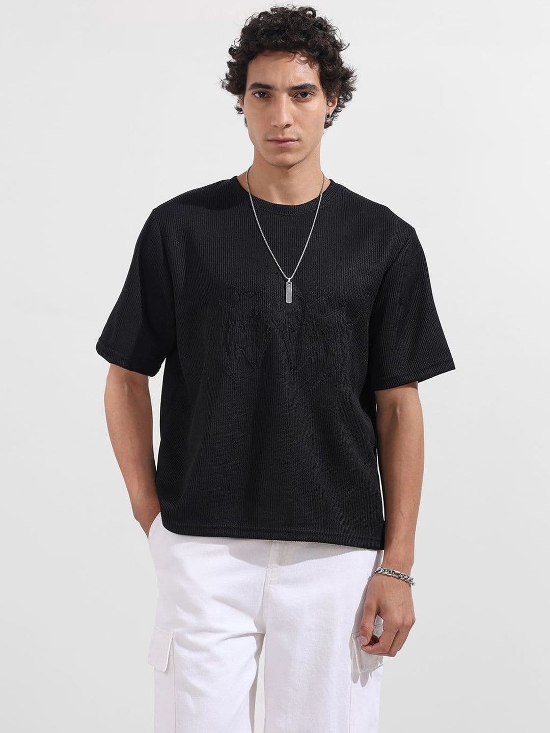 The Indian Garage Co Round Neck Boxy T-shirt - view 1