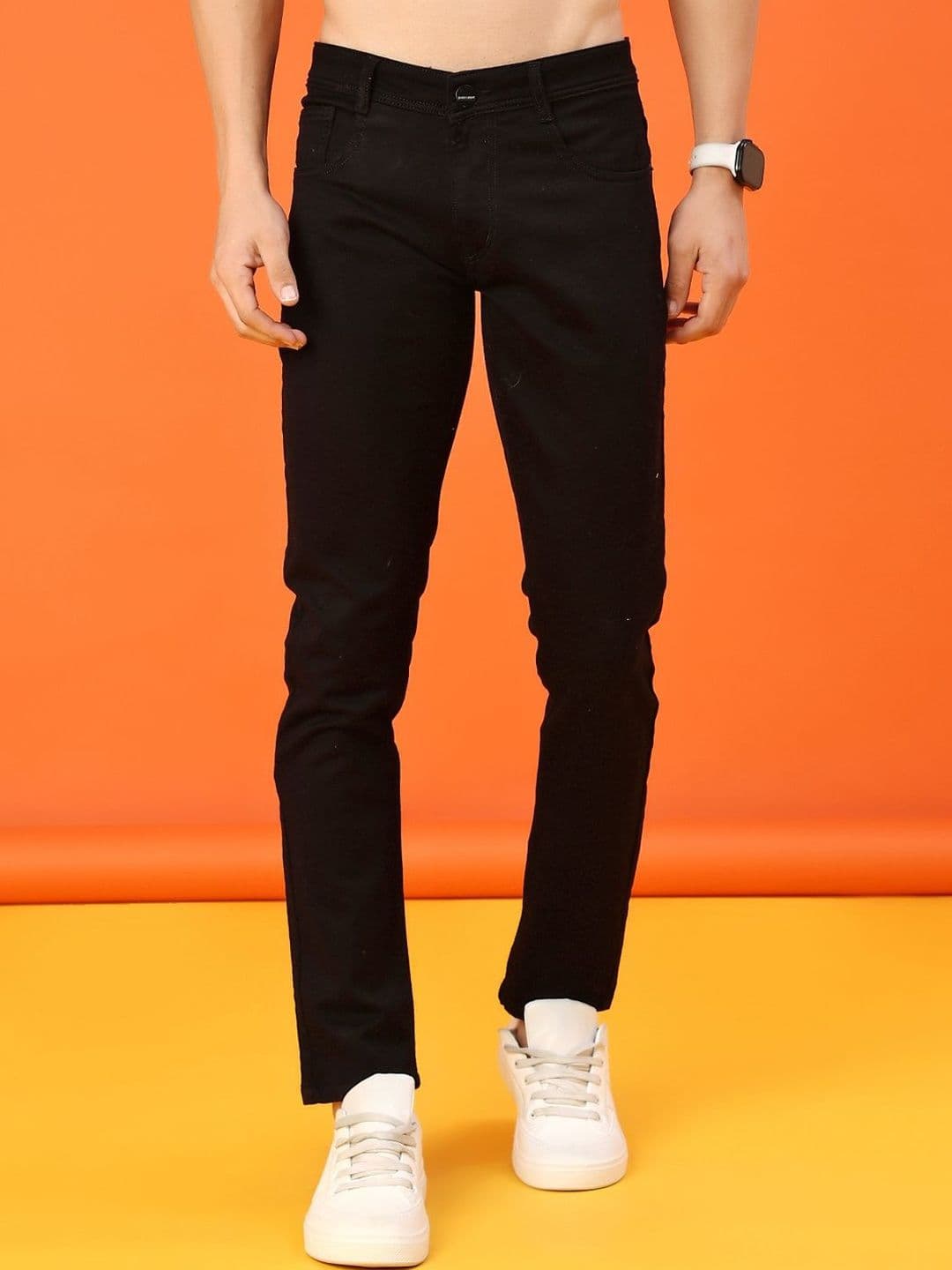 V-Mart Men Slim Fit Mid-Rise Stretchable Jeans - view 1