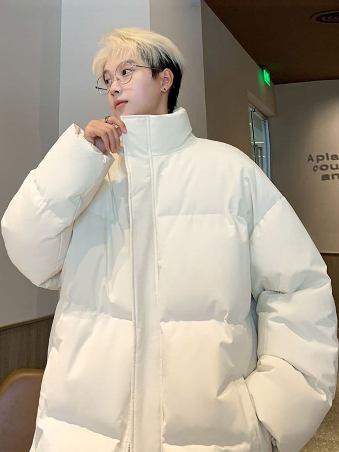 StyleCast x Revolte Stand Collar Parka Jacket - view 1