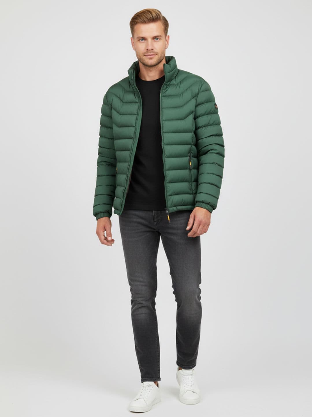 Mast & Harbour Men Hooded Puffer Jacket - view 1