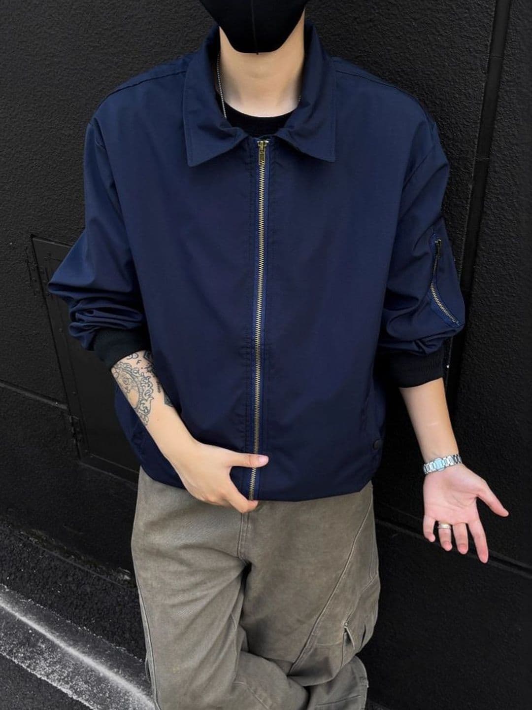 StyleCast x Revolte Spread Collar Tailored Jacket - view 1