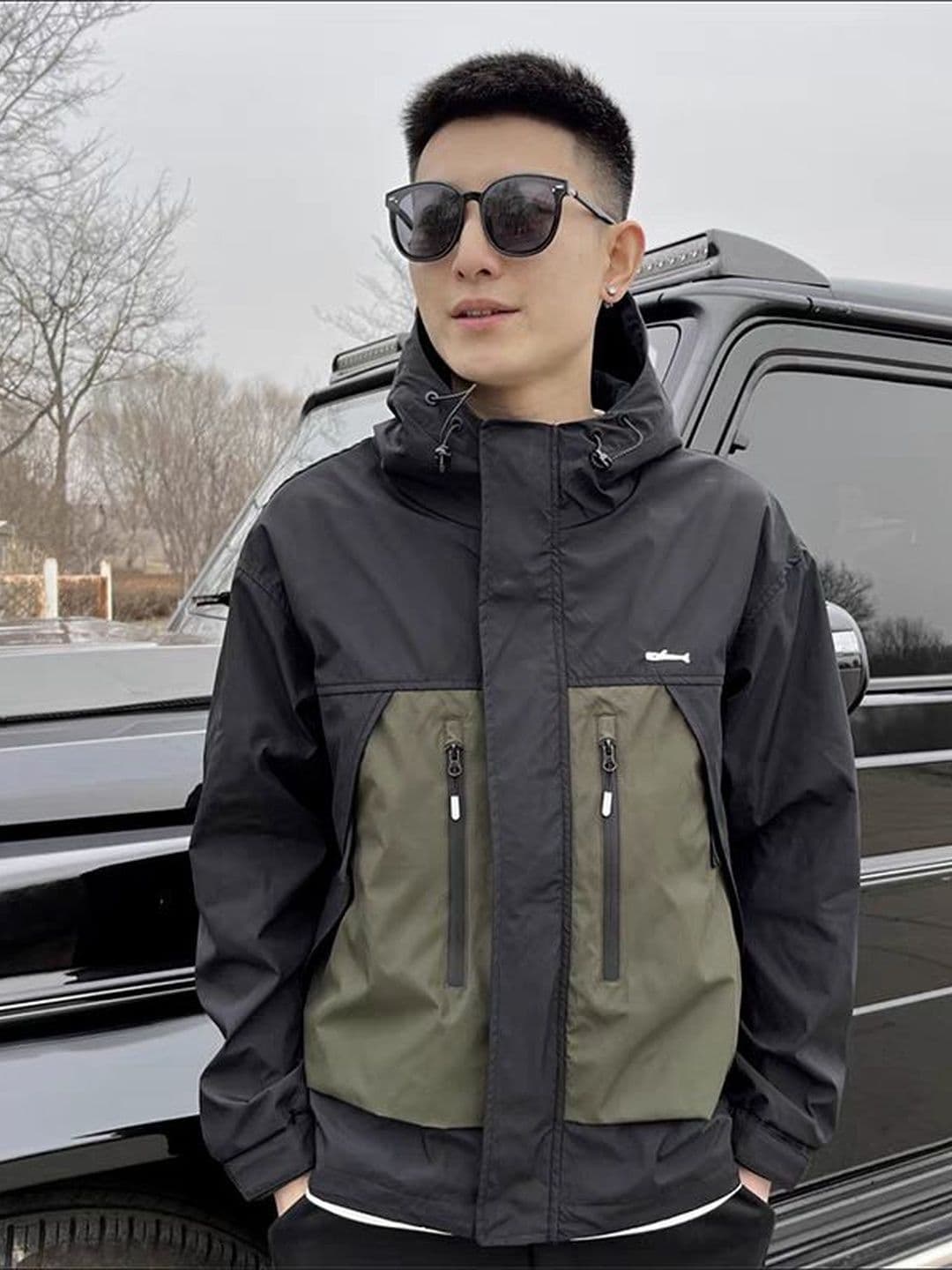 StyleCast x Revolte Hooded Tailored Jacket - view 1