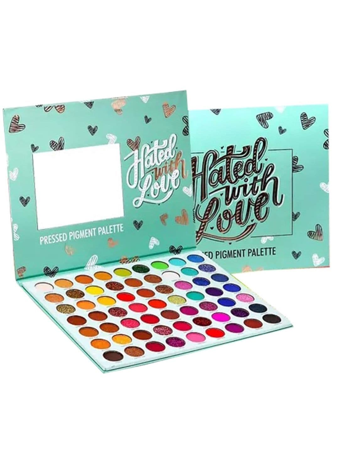 Huda crush 63 Colours Hated With Love Eyeshadow Palette - 70 g - Green Sfr- 01 - view 1