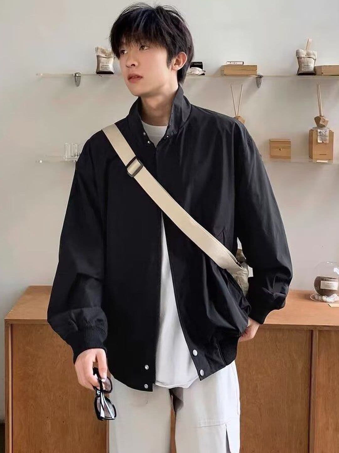 StyleCast x Revolte Mock Collar Tailored Jacket - view 1