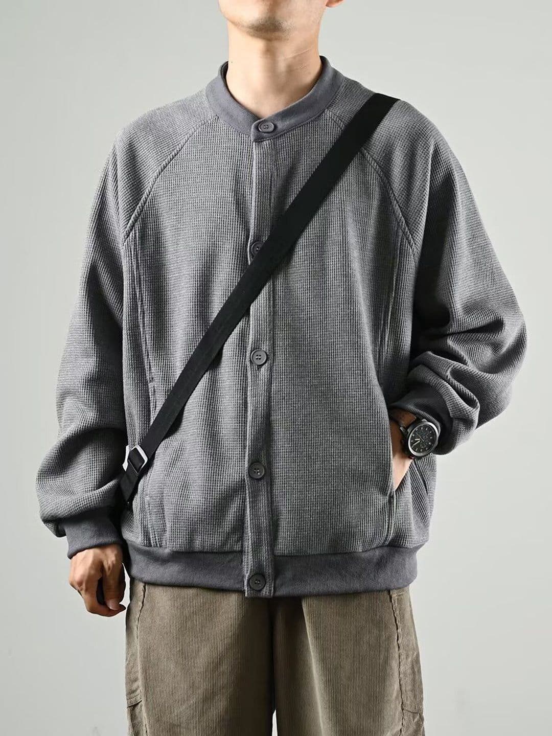 StyleCast x Revolte Stand Collar Tailored Jacket - view 1